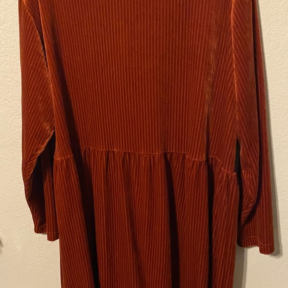 Hanes Rust Button-Up Dress - Picture 4 of 4